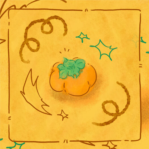 persimmon print