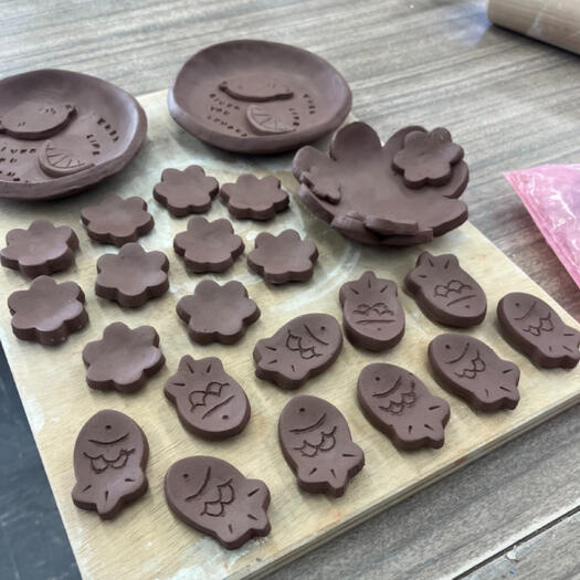 worry stones pre-fire - wip