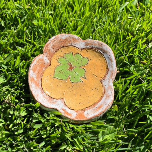 persimmon trinket dish